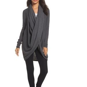 Nordstrom Lingerie Long Wrap Cardigan